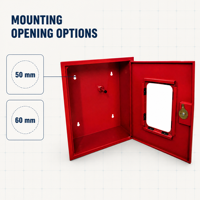 Boîte à Tuyaux d'Incendie à Porte Simple 600x400x180mm Armoire Personnalisée pour Équipement Incendie