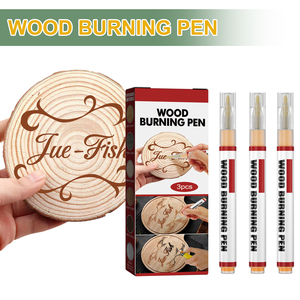 Rotuladores para Quemar Madera, Ideales para Manualidades, Plantillas, Letras, Regalos, Artesanías, 3 Piezas, Rotuladores para Quemar Madera - Product Image 4