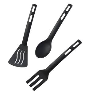 Ensemble d'ustensiles de cuisine en nylon : spatule, fourchette, cuillère à corps droit pour la cuisson et le service, fabriqué à Yangjiang ZYB367 - Product Image 2