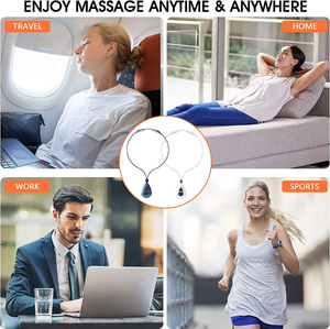 Masajeador de cuello de alivio linfático portátil Sleep Smart <span class=keywords><strong>Cervical</strong></span> Neck Massager con regalos de calor para Mujeres Hombres Día de la madre - Product Image 5