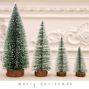 Bán Buôn Máy Tính Để Bàn Trang Trí Nhân Tạo Chai Mờ Cọ Mini Cây Thông Giáng Sinh - Product Image 4