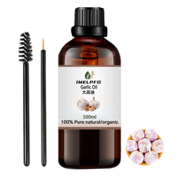 Huile d'ail biologique en gros (huile essentielle pure) issue de graines, parfum frais pour massage, soins capillaires et cutanés