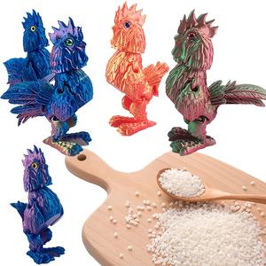 ของเล่นรูปไก่แบบข้อต่อขยับได้พิมพ์ลาย3D สำหรับตกแต่งโต๊ะของเล่นพิมพ์ลาย3D - Product Image 5