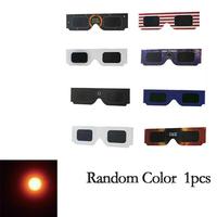 2026 CE certifié papier personnalisé éclipse solaire lunettes Protection UV verres polarisés impression CMJN lunettes de sécurité tactiques