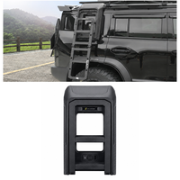 Échelle latérale en aluminium pour Jetour T1, échelle de toit tout-terrain, marches pliantes pour l'escalade, camping, randonnée, accessoires de voiture
