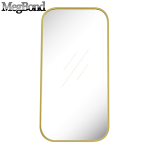 Arte contemporanea Deco <span class=keywords><strong>parete</strong></span> oro spazzolato alluminio <span class=keywords><strong>specchio</strong></span> stretta cornice <span class=keywords><strong>per</strong></span> soggiorno bagno o <span class=keywords><strong>ingresso</strong></span> <span class=keywords><strong>ingresso</strong></span> - Product Image 4