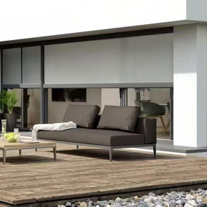 Tenda a Rullo Antivento per Esterni, Resistente al Vento, per Patio, Balcone, Giardino, Terrazza, Veranda - Product Image 1