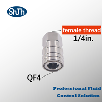 Swagelok Tipe 304 316SS Sambungan Cepat Tekanan Tinggi Union Connector Inter Screw NPT Female Coupling ASME EN Smooth