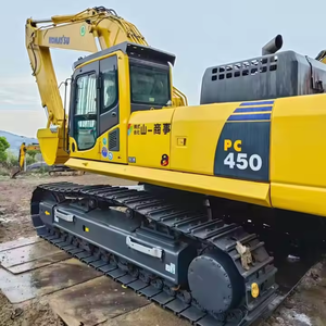 Horas DE TRABAJO bajas, precio bajo, máquina japonesa original barata de 45 toneladas, excavadora Komatsu usada de alta calidad 450-8 a la venta - Product Image 1