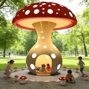 <span class=keywords><strong>Casa</strong></span> <span class=keywords><strong>de</strong></span> Hongos Luminosa LED Personalizada, Escultura <span class=keywords><strong>de</strong></span> Fibra <span class=keywords><strong>de</strong></span> Vidrio para Jardín, Decoración para Interiores y Exteriores, Parque Infantil - Product Image 4