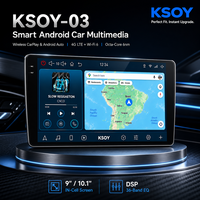 KSOY-03 Radio Mobil Android Universal Layar Sentuh INCELL Carplay Nirkabel GPS Head Unit 3+32G Pemutar Multimedia Autoradio FM AM