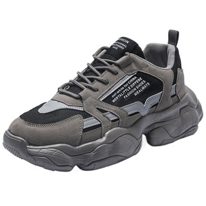 Autumn Men's New Breathable Mesh Slip-On Sports <b>Shoes</b> Trendy Versatile <b>Height</b>-<b>Increasing</b> Casual Running Dad <b>Shoes</b> - Product Image 5