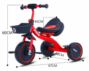 Sepeda roda tiga bayi, Walker sepeda anak laki-laki dan perempuan 2024 untuk berkendara bayi mainan mobil sepeda keseimbangan tricyle - Product Image 2