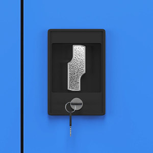 Armoire de rangement murale en métal robuste OEM, verrouillable, 3 tiroirs, acier bleu, armoire à outils de garage, organisateur sécurisé, charge de 200 kg - Product Image 4