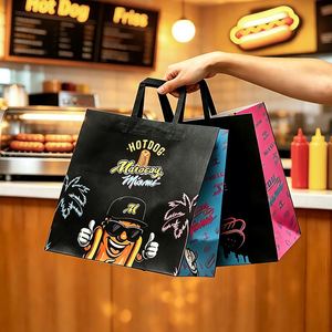 Bolsas de Papel para Hot Dogs con Asas Planas, Impresas Personalizadas, Ecológicas, Biodegradables y Reciclables para Entrega de Comida Rápida - Product Image 6
