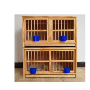 Cajas de Madera Plegables y Económicas para Transporte de Palomas, Nidos Planos para Palomas, Paneles de Valla de Hierro Forjado, Accesorios para Palomas - Product Image 1