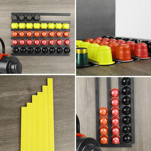 Support mural pour capsules de café en plastique écologique, 5 étages, support flexible pour DolceGusto, <span class=keywords><strong>Nespresso</strong></span> K-Cup Pods - Product Image 5