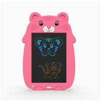 Tablette d'écriture numérique LCD - Tableau de dessin portable pour enfants avec motifs d'animaux - Article cadeau