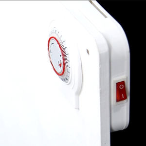 Convecteur mural P42T 425W à peindre à haut rendement énergétique avec minuterie mécanique 24 heures protection contre la surchauffe panneau chauffant en céramique - Product Image 2