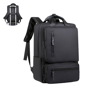 2026 Trending PU Nylon Polyester Custom Student Backpack Waterproof Laptop Bag USB Stylish Travel Bag for Men Women Fashionable