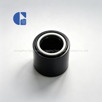 Bouchon magnétique rond de luxe personnalisé de 15 mm pour flacon de parfum en verre, avec aimant noir