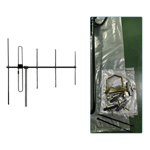 Antenne de communication Yagi YV5 VHF 136-174 MHz à 5 éléments, argentée et noire, amplificateur de signal de diffusion TV en aluminium - Product Image 3
