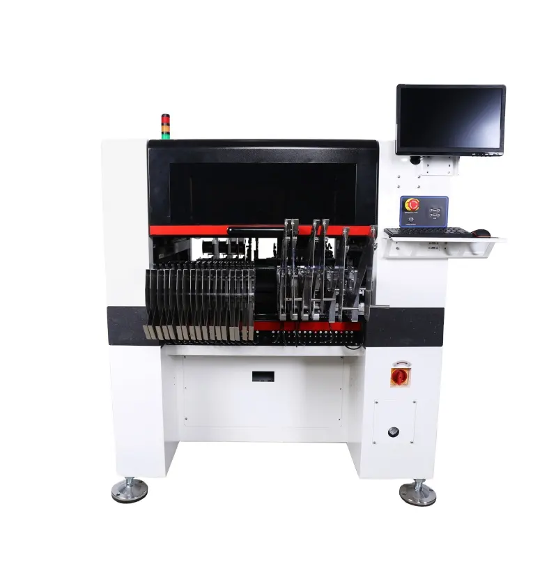 SMT, 8 головок, высокая скорость, автоматическая машина для выбора и размещения светодиод, машина для производства печатных плат для SMD, светодиодная сборочная линия
