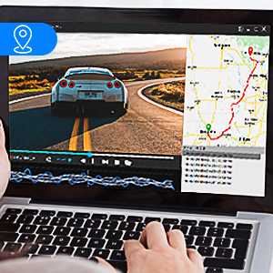 Zimtop 2023 New 10inch GPS Metal Shell Dual Car Camera 1440P 1080P Night Vision Rear View Mirror Dash Cam WiFi Car Black Box