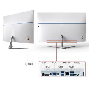 Longqi 21.5 "<span class=keywords><strong>24</strong></span>" 27 "코어 I3 I5 I7 AIO 통합 카드 데스크탑 모노 블록 컴퓨터 베어 본 모두 하나의 PC 컴퓨터 사무실 - Product Image 3