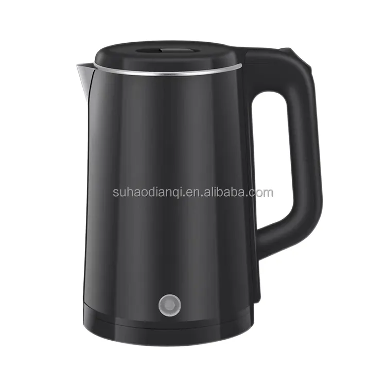 Factory Wholesale Black Electric Kettle Fast Hot boiling Stainless Water Kettle Teapot For home hotel