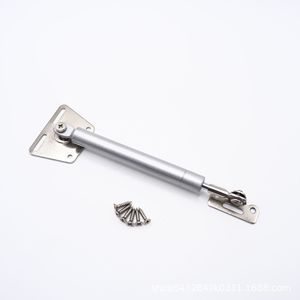 Tige de support pneumatique pour porte de meuble relevable, vérin à gaz, ressort à gaz, en alliage d'aluminium, modèle 4, tête en fer, quincaillerie télescopique - Product Image 2