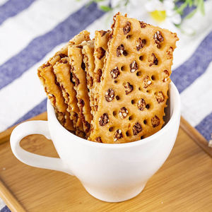 Craquelins en vrac au sucre <span class=keywords><strong>brun</strong></span>, forme nid d'abeille, saveur graines de chia, 40% de matières grasses, 500g - Product Image 2