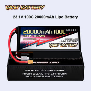 Vant 6s-hv סוללה רחפן 20000mah 23.1v 100c 6s lipo סוללה lipo עם סוללות xt60/xt90s עבור רחפנים 7/10/13/15/18 אינץ fpv - Product Image 6