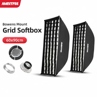 AMBITFUL 24 "x 35" 60x90cm Grille nid d'abeille Softbox Bowens Mount pour Studio Strobe Flash Light