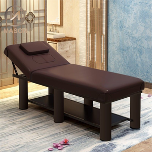 Moderne luxe houten beautytafel massagetafel groothandel voor <span class=keywords><strong>salon</strong></span> spa gezichtsbehandelingen lichaamsverzorging verstelbare luxe salonmeubelen - Product Image 2