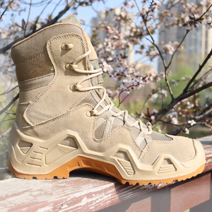 חורף חם שחור ירוק מדבר חיצוני נמוך נעלי ציוד טקטי לחימה מגפיים טקטיים מגפי גברים - Product Image 4