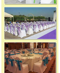 Nouvelle Housse de Chaise Élastique Épaissie pour Salle à Manger / Housse de Chaise d'Hôtel / Housse de Chaise Blanche Monobloc Utilisable pour Mariage / Housse de Tabouret - Product Image 3