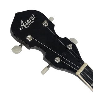 Banjos ténor Aiersi, marque bon marché, col plus court, 4 cordes en nylon, avec des voix d'accords plus larges - Product Image 3