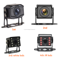 Système de caméra DVR pour camion 7 pouces, double enregistrement, écran partagé, caméra de recul 1080P, moniteur TFT LCD, étanche IP68, câble de 15 m