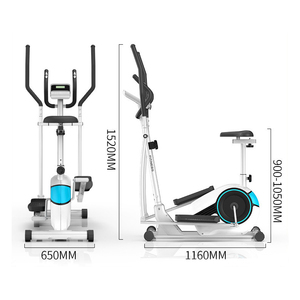 Machine elliptique, entraîneur croisé total du corps, équipement d'exercice à faible impact - Product Image 2