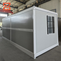 Maison en conteneur pliable de style design industriel avec 2 chambres à coucher en acier à capsule minuscule et panneau sandwich