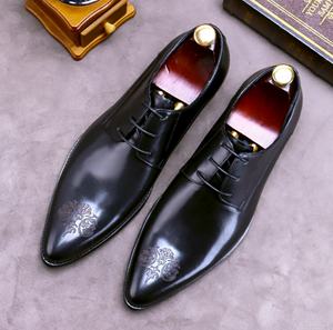 Zapatos de Vestir de Cuero para Hombre, Cerrados, Sin Cordones, Impermeables, para Oficina y Carrera, Venta al Por Mayor - Product Image 5