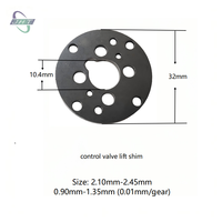 Injecteur de carburant diesel, soupape de commande solénoïde, plaquettes de réglage pour moteur C7 C9