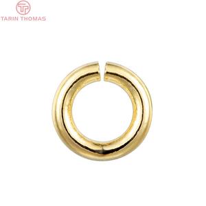 Anillos de <span class=keywords><strong>Salto</strong></span> y Anillos Divididos de Latón Chapado en Oro de 24K y Plata Real al por Mayor para Accesorios de Fabricación de Joyas, Pendientes y Collares - Product Image 6