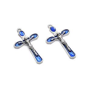 <span class=keywords><strong>3.2</strong></span>*5.2Cm Veelkleurige Kruis Accessoires Jesus Legering Kruis Hanger Katholieke Charme Religieuze Diy Handgemaakte Sieraden - Product Image 6