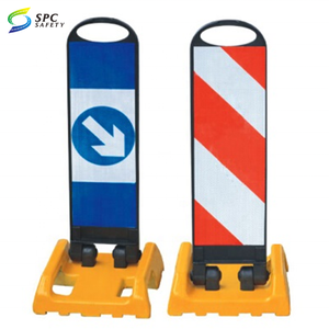 Snelweg Oprit Flexibele Plastic Pu Verkeer Delineator Marker Post Rubber Base Verkeer Lijn Road Veiligheid Separator Lane Verdelers - Product Image 5