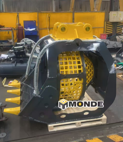 Excavator Rotating Sieve Bucket Screening Bucket for Construction Works