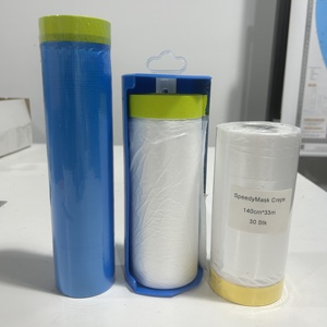 Commercio all'ingrosso Pre-nastro adesivo adesivo per auto pellicola protettiva per mascheramento in <span class=keywords><strong>carta</strong></span> crespa in acrilico <span class=keywords><strong>carta</strong></span> crespa - Product Image 3