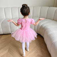 PD04094 Gaun Tutu Balet Anak Perempuan Kostum Tari untuk Pertunjukan Panggung dan Latihan Sehari-hari