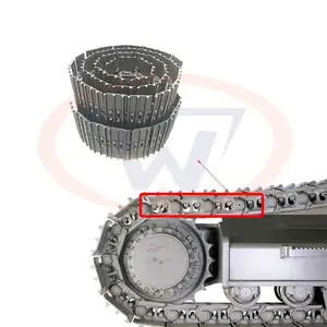 Piezas de tren de rodaje de excavadora Pc100 Pc120 Pc130 Track Link/Track Chain Assembly